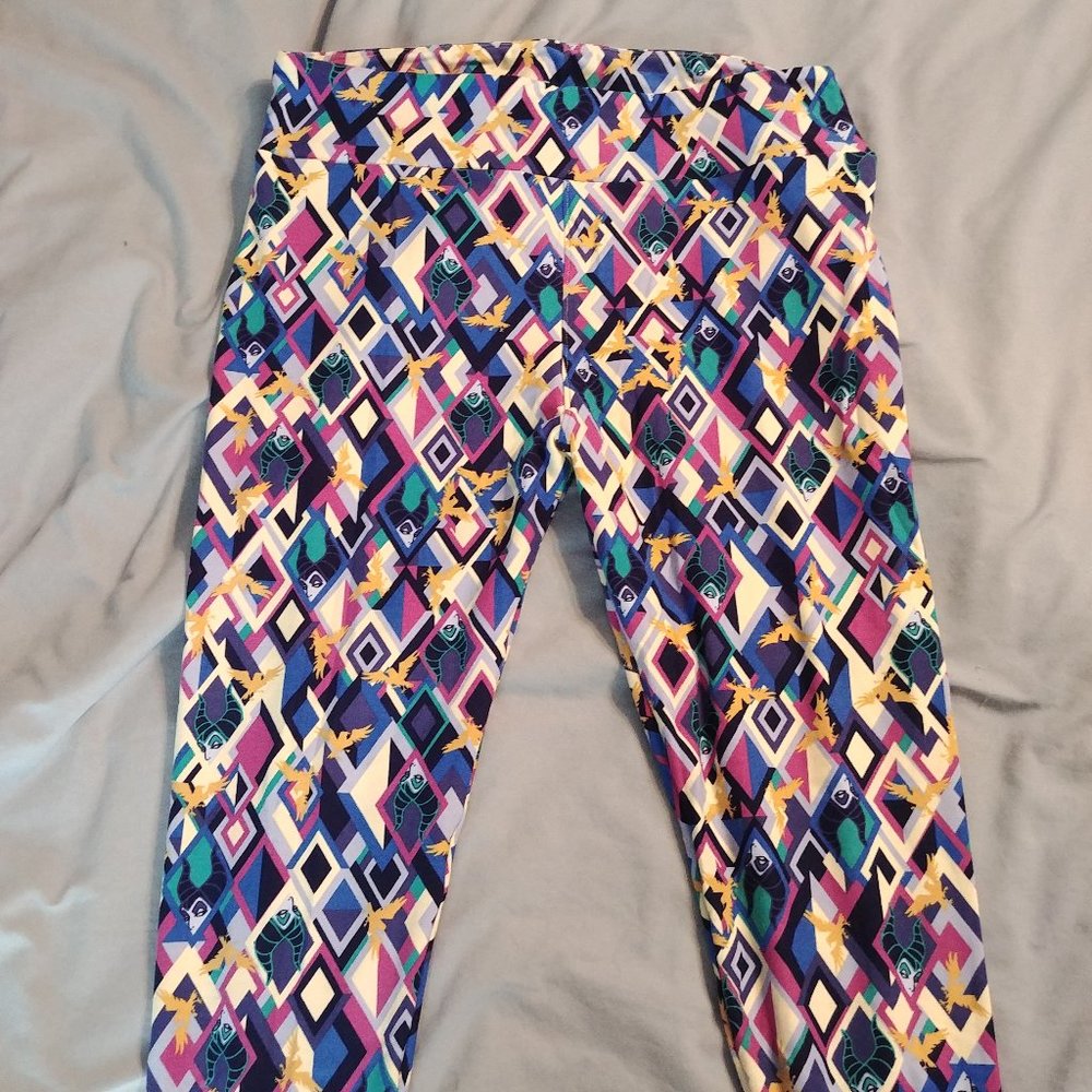 LuLaRoe TC leggings Maleficent